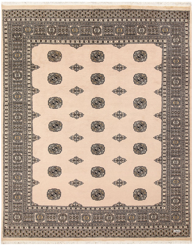 Bisque Bokhara 6' 7 x 8' 2 - No. 59709 - ALRUG Rug Store