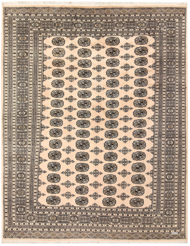 Bisque Bokhara 6' 6 x 8' 4 - No. 59710 - ALRUG Rug Store