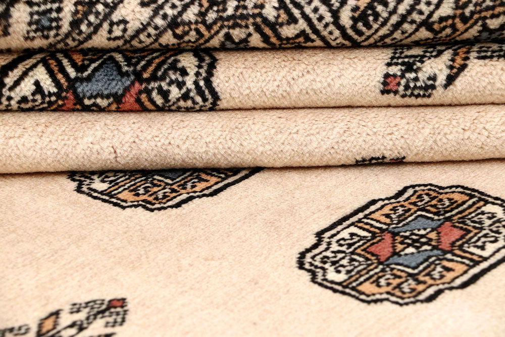 Bisque Bokhara 6' 5 x 7' 10 - No. 59711 - ALRUG Rug Store