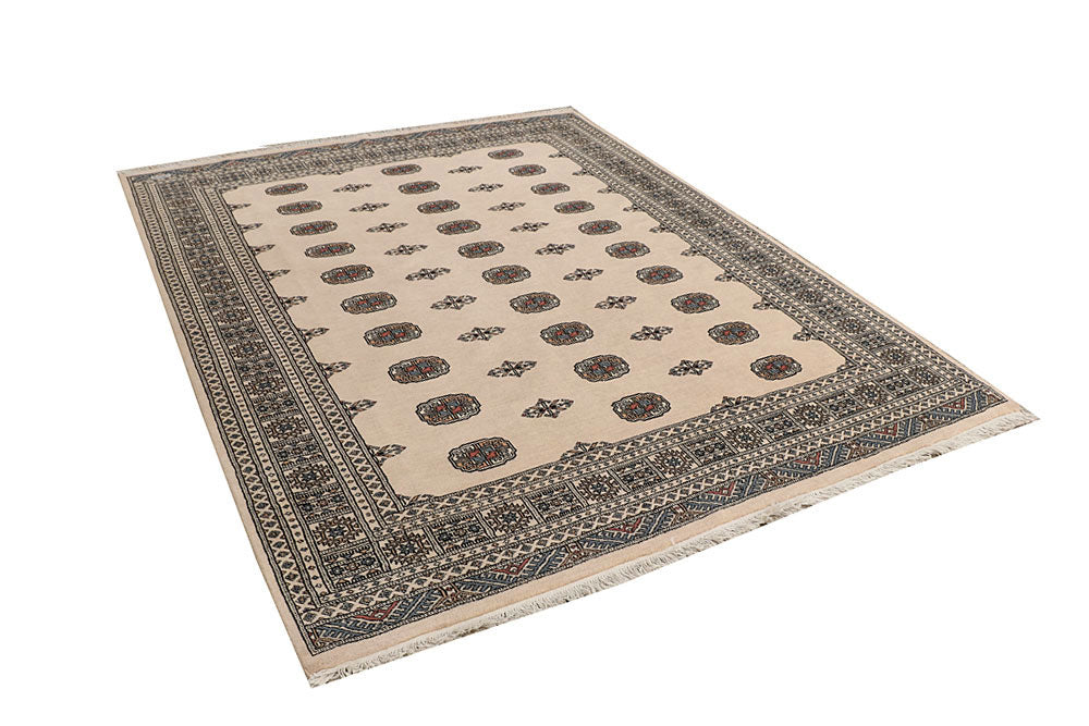 Bisque Bokhara 6' 5 x 7' 10 - No. 59711 - ALRUG Rug Store