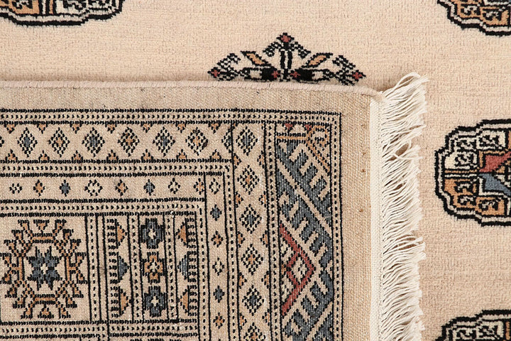 Bisque Bokhara 6' 5 x 7' 10 - No. 59711 - ALRUG Rug Store