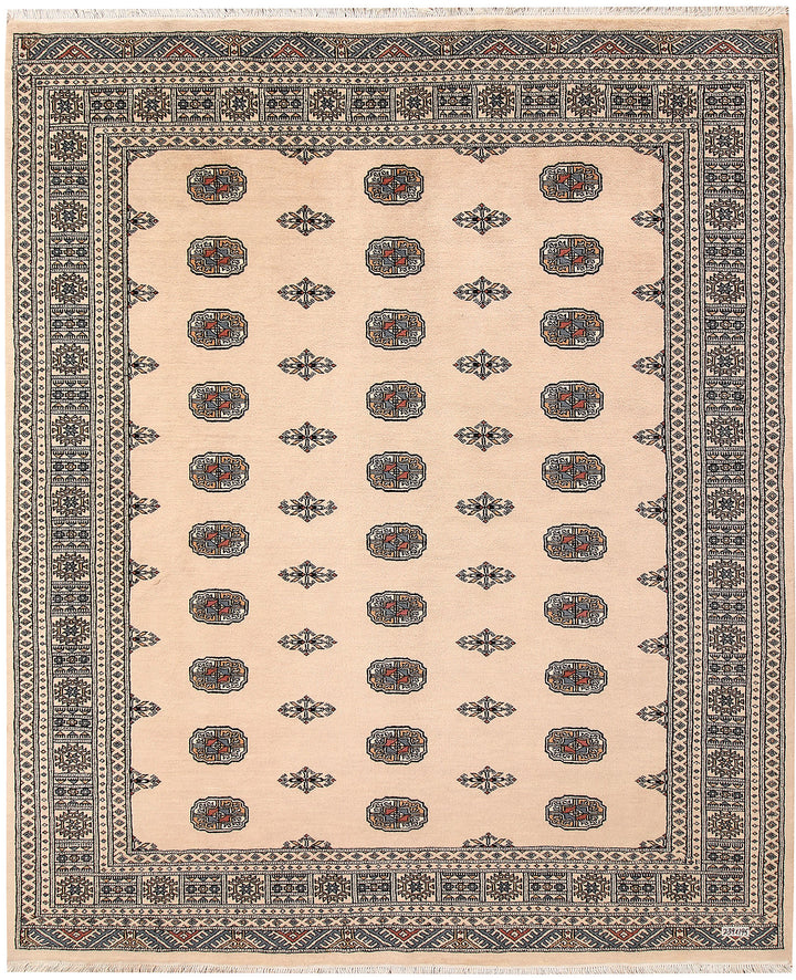 Bisque Bokhara 6' 5 x 7' 10 - No. 59711 - ALRUG Rug Store