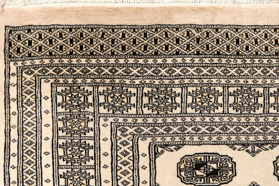 Bisque Bokhara 6'  7" x 7'  9" - No. QA67333