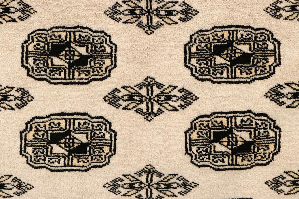 Bisque Bokhara 6' 7 x 7' 9 - No. 59712 - ALRUG Rug Store