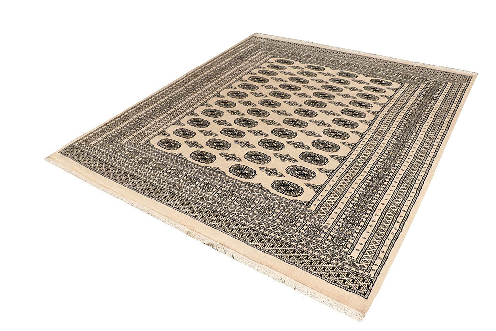 Bisque Bokhara 6' 7 x 7' 9 - No. 59712 - ALRUG Rug Store