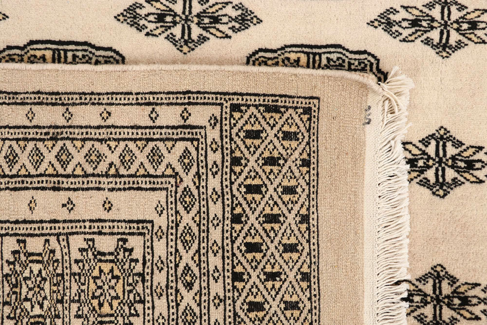 Bisque Bokhara 6' 7 x 7' 9 - No. 59712 - ALRUG Rug Store