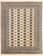 Bisque Bokhara 6' 7 x 8' 4 - No. 59713 - ALRUG Rug Store