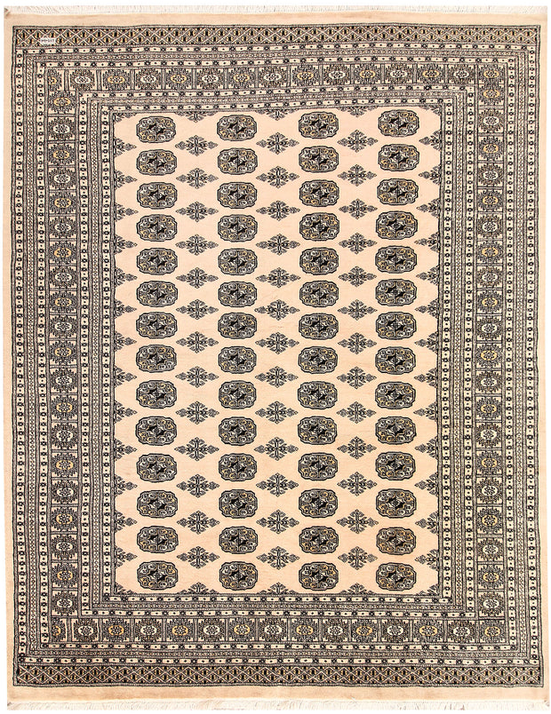 Bisque Bokhara 6' 7 x 8' 4 - No. 59713 - ALRUG Rug Store