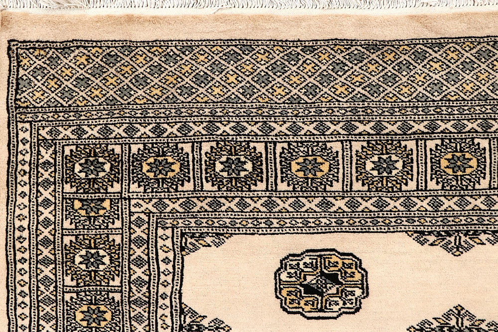 Bisque Bokhara 6' 7 x 8' 2 - No. 59714 - ALRUG Rug Store