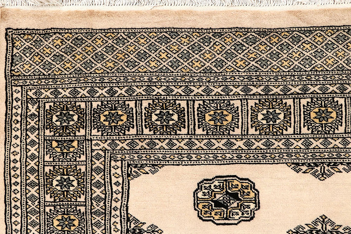 Bisque Bokhara 6' 7 x 8' 2 - No. 59714 - ALRUG Rug Store
