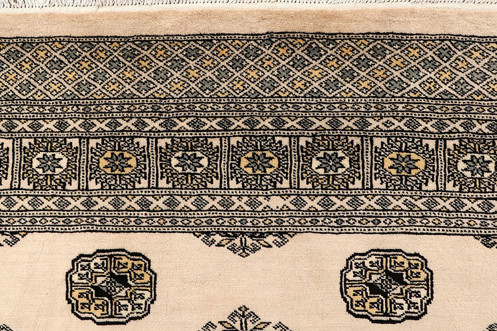 Bisque Bokhara 6' 7 x 8' 2 - No. 59714 - ALRUG Rug Store