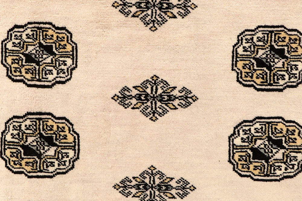 Bisque Bokhara 6' 7 x 8' 2 - No. 59714 - ALRUG Rug Store