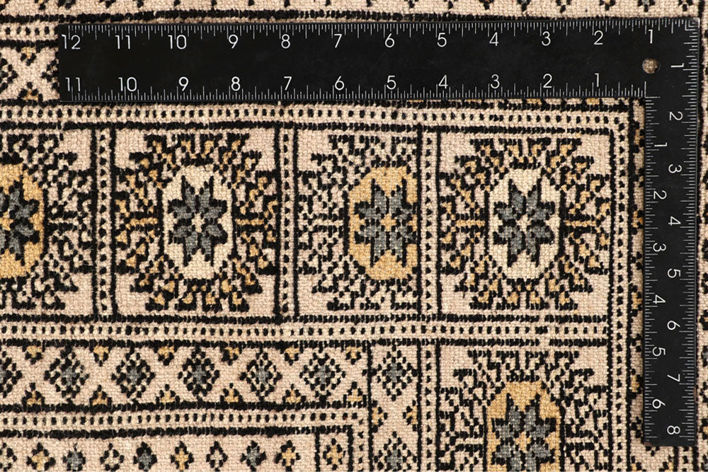 Bisque Bokhara 6' 7 x 8' 2 - No. 59714 - ALRUG Rug Store