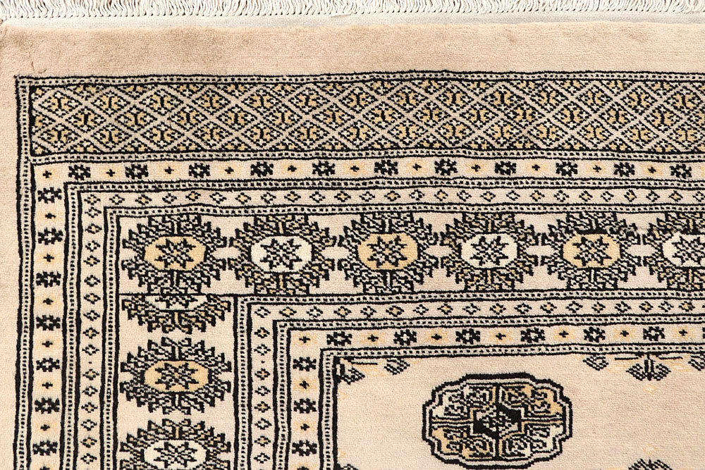 Bisque Bokhara 6' 8 x 7' 9 - No. 59715 - ALRUG Rug Store