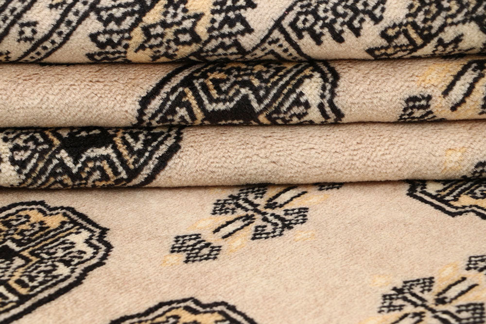 Bisque Bokhara 6' 8 x 7' 9 - No. 59715 - ALRUG Rug Store