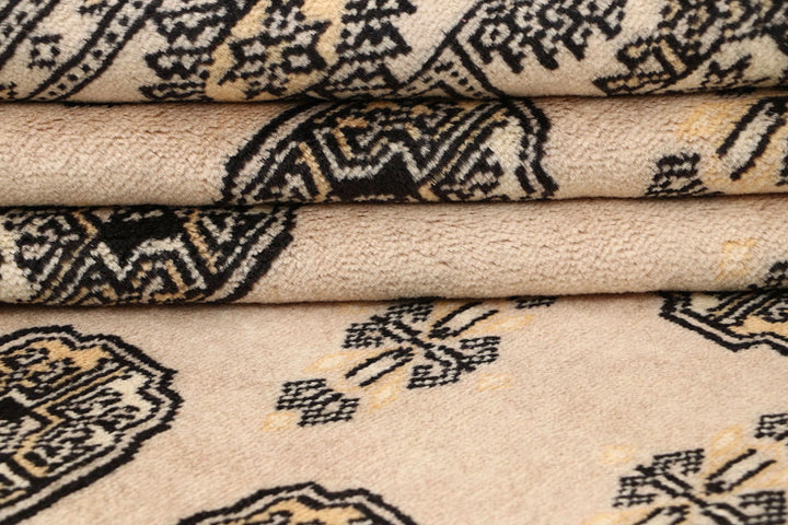 Bisque Bokhara 6' 8 x 7' 9 - No. 59715 - ALRUG Rug Store