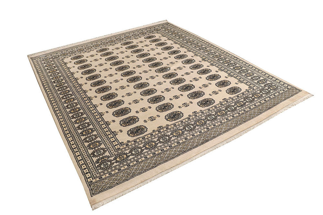 Bisque Bokhara 6'  8" x 7'  9" - No. QA98123