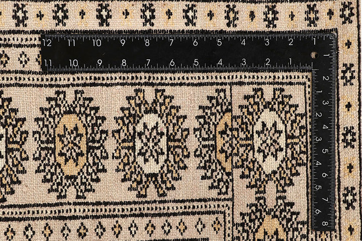 Bisque Bokhara 6'  8" x 7'  9" - No. QA98123