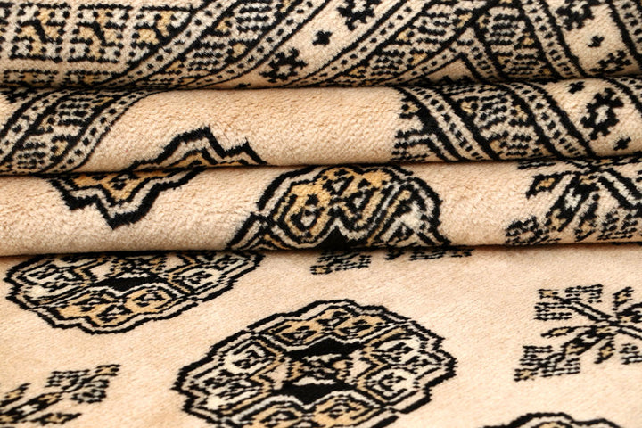 Bisque Bokhara 6' 6 x 8' - No. 59716 - ALRUG Rug Store