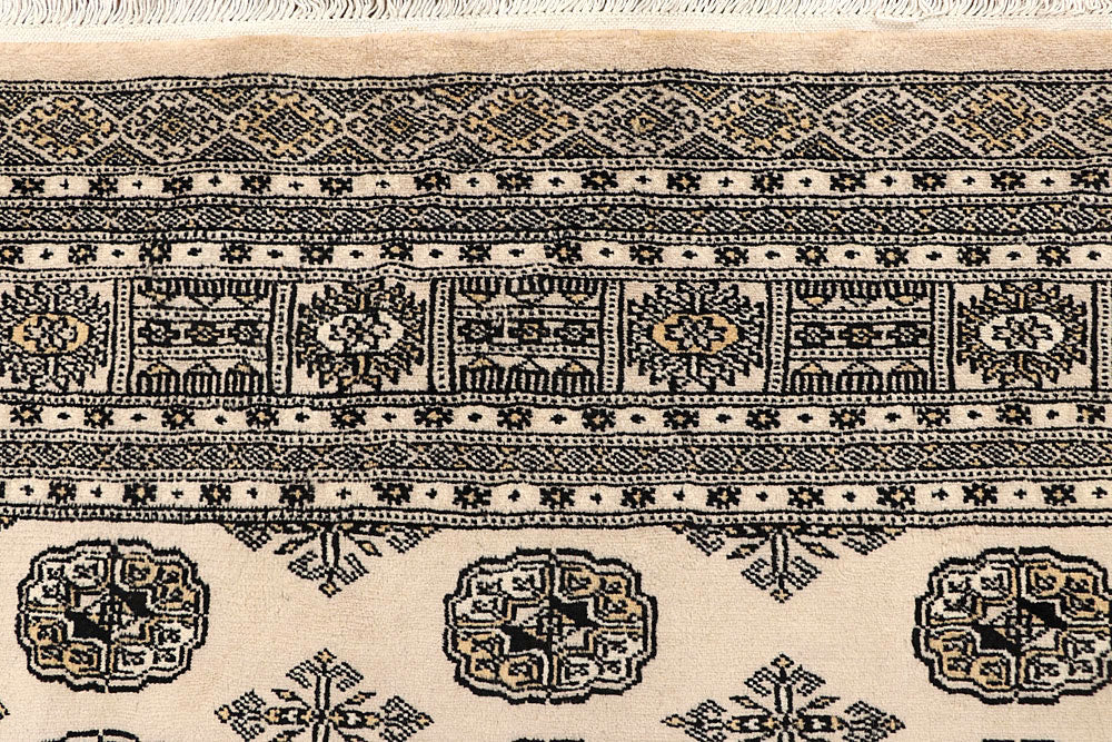 Bisque Bokhara 6' 7 x 8' 2 - No. 59717 - ALRUG Rug Store