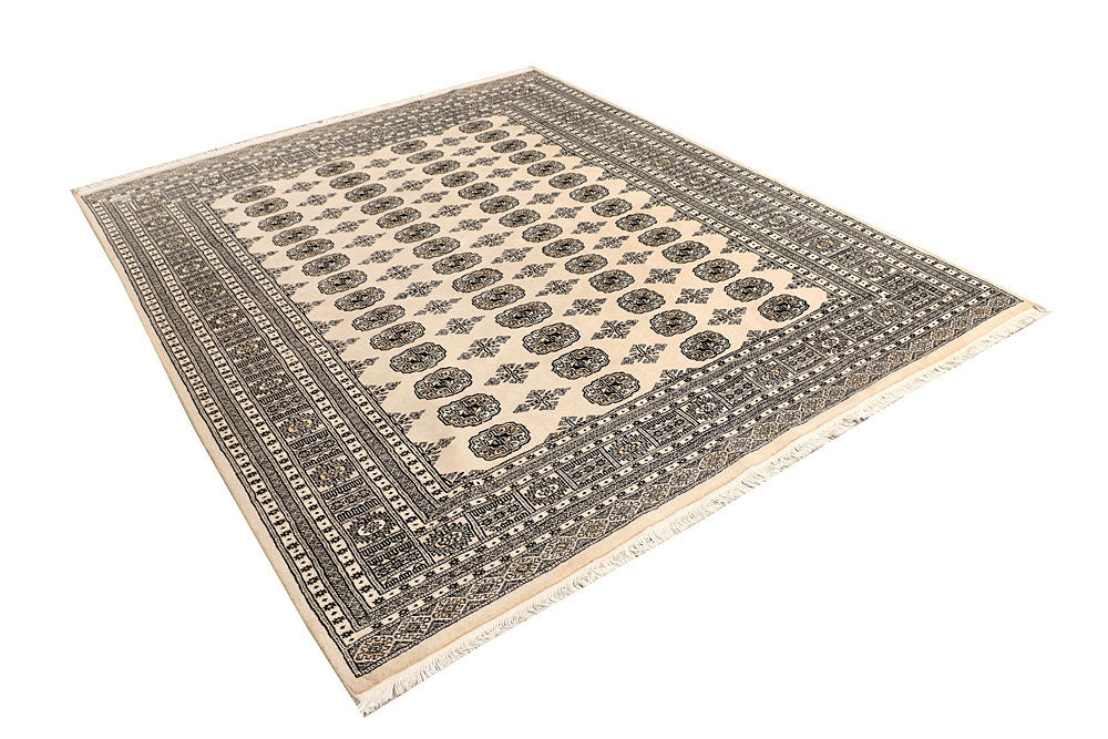 Bisque Bokhara 6' 7 x 8' 2 - No. 59717 - ALRUG Rug Store