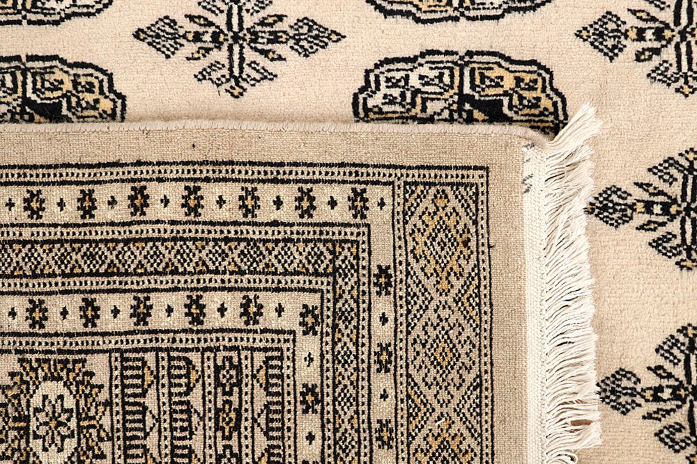 Bisque Bokhara 6' 7 x 8' 2 - No. 59717 - ALRUG Rug Store