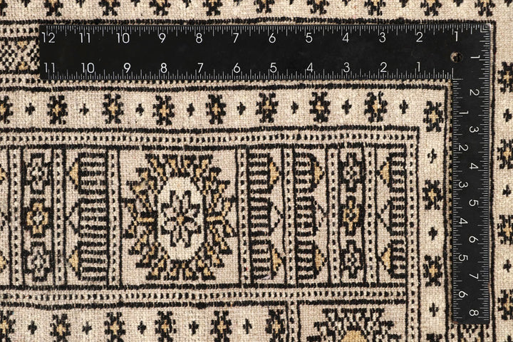 Bisque Bokhara 6' 7 x 8' 2 - No. 59717 - ALRUG Rug Store