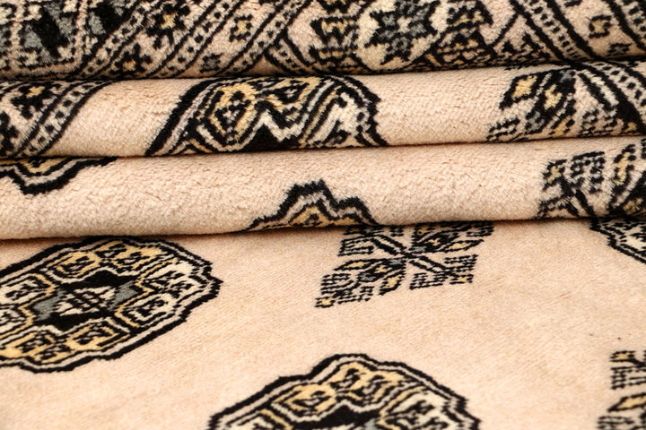 Bisque Bokhara 6' 8 x 8' 6 - No. 59718 - ALRUG Rug Store