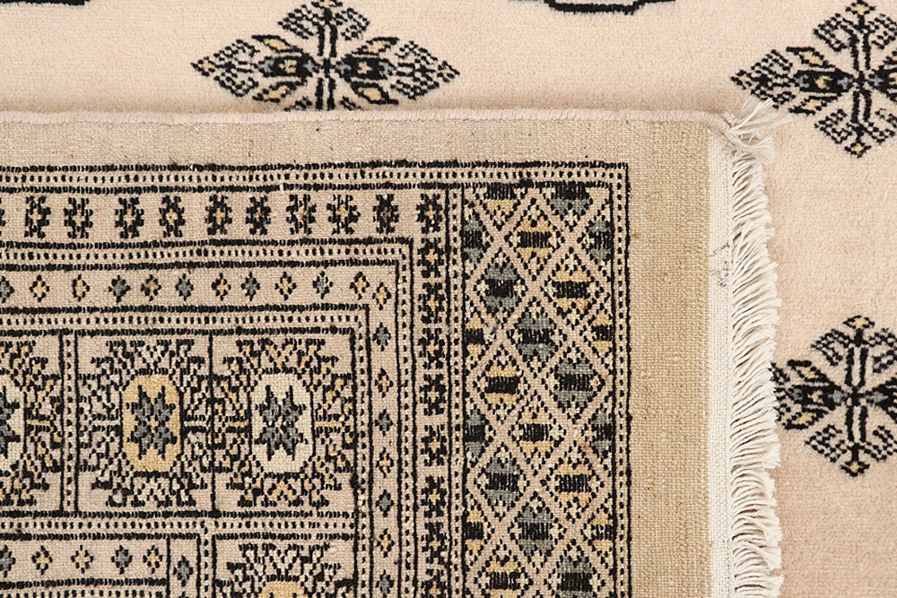 Bisque Bokhara 6' 8 x 8' 6 - No. 59718 - ALRUG Rug Store