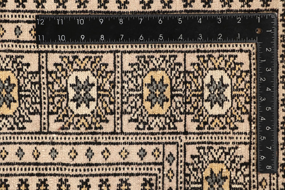 Bisque Bokhara 6' 8 x 8' 6 - No. 59718 - ALRUG Rug Store