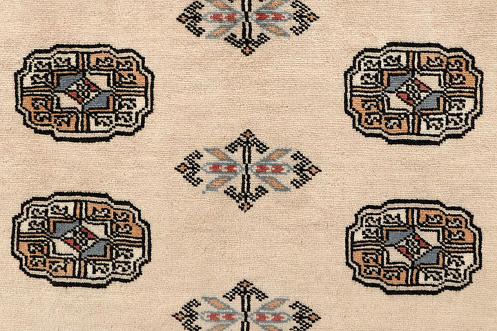 Bisque Bokhara 6' 10 x 7' 10 - No. 59719 - ALRUG Rug Store