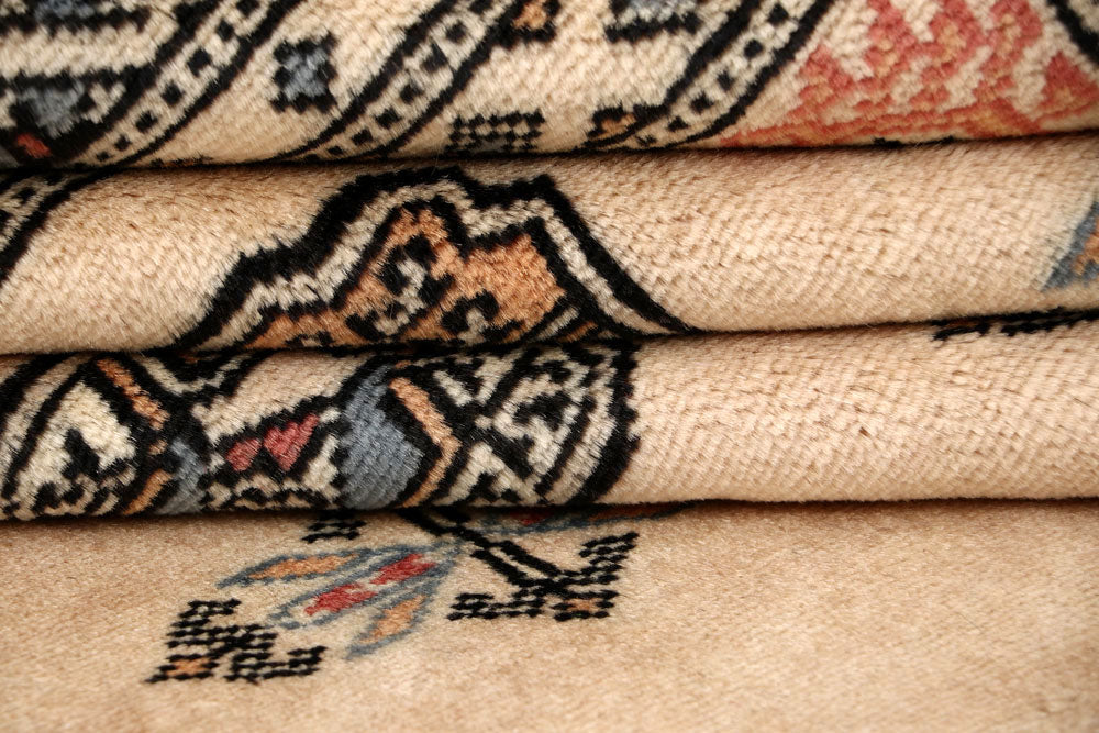 Bisque Bokhara 6' 10 x 7' 10 - No. 59719 - ALRUG Rug Store