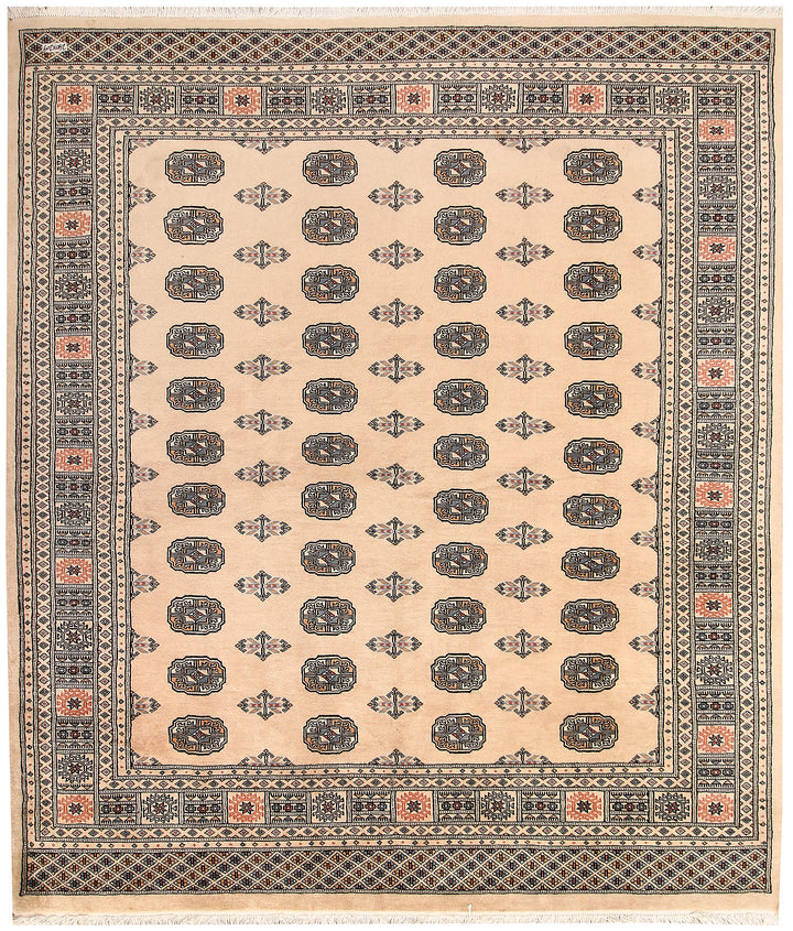 Bisque Bokhara 6' 10 x 7' 10 - No. 59719 - ALRUG Rug Store