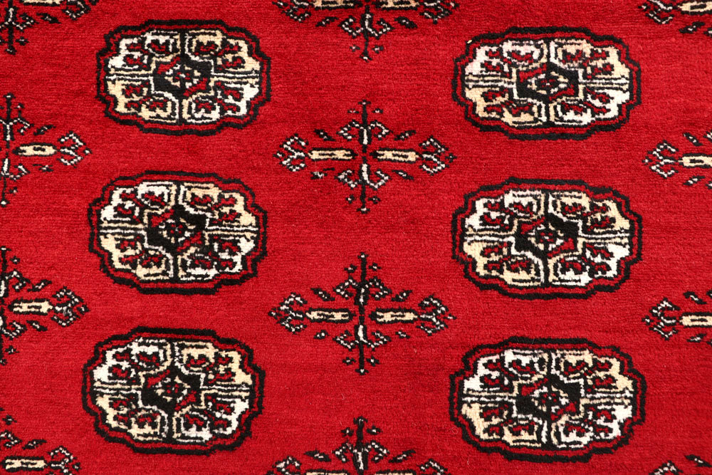Firebrick Bokhara 6' 10 x 8' 3 - No. 59721 - ALRUG Rug Store
