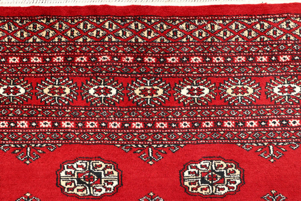 Red Bokhara 6' 6 x 8' 4 - No. 59722 - ALRUG Rug Store