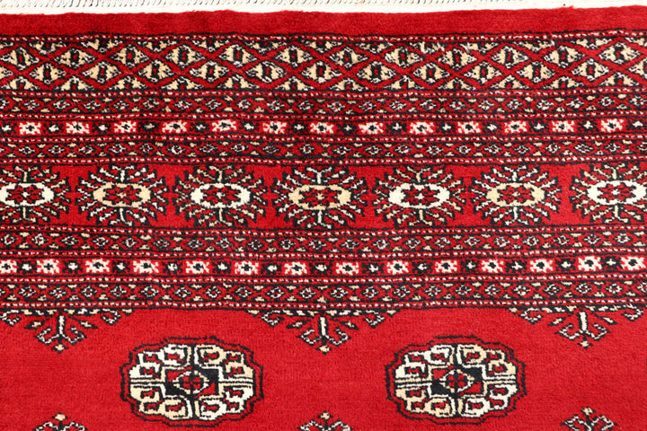 Red Bokhara 6' 6 x 8' 4 - No. 59722 - ALRUG Rug Store