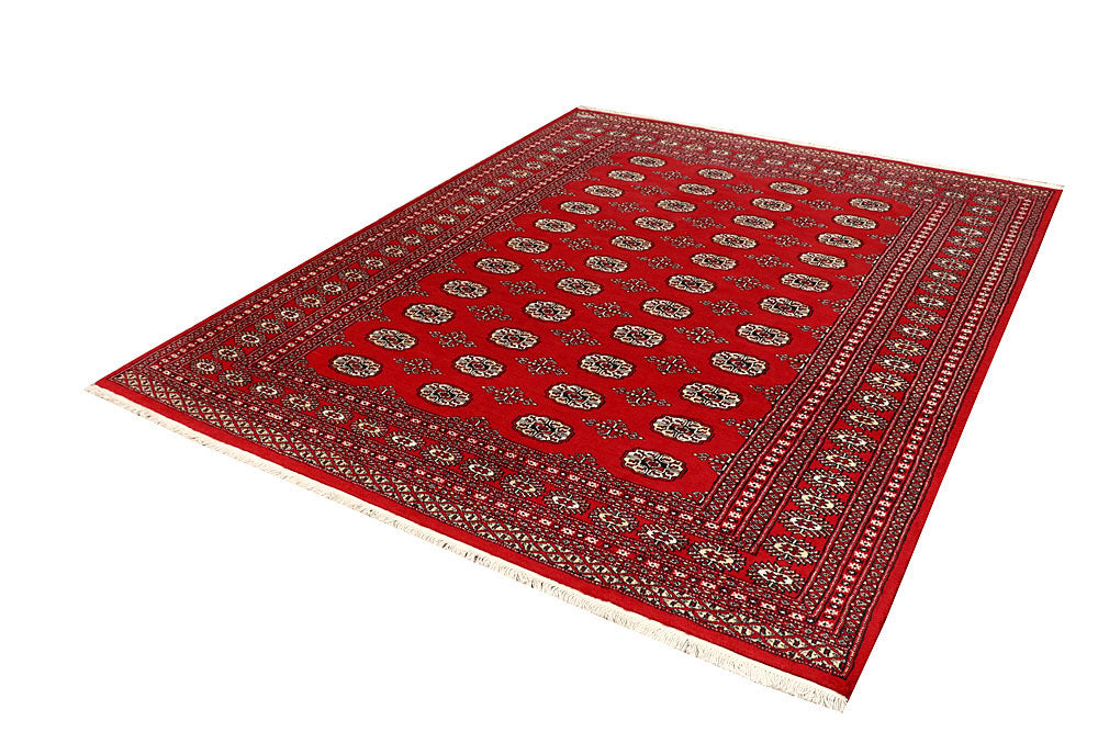 Red Bokhara 6' 6 x 8' 4 - No. 59722 - ALRUG Rug Store