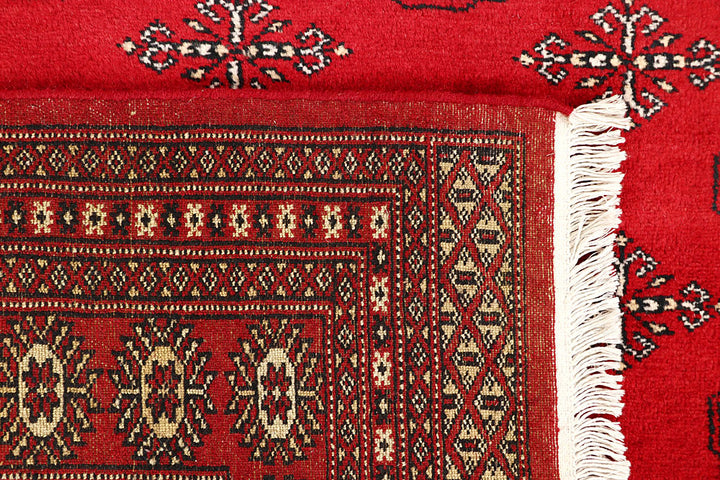 Red Bokhara 6' 6 x 8' 4 - No. 59722 - ALRUG Rug Store