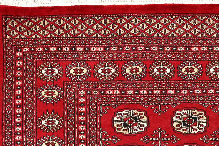 Firebrick Bokhara 6' 7 x 8' 5 - No. 59723 - ALRUG Rug Store
