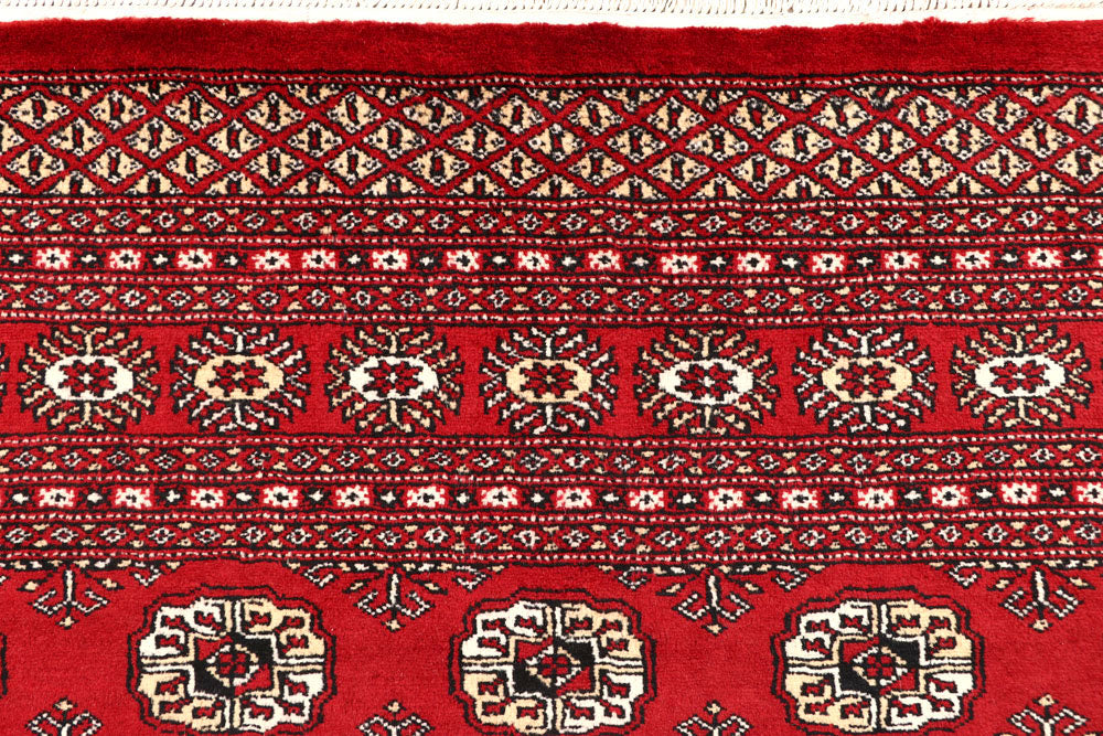 Firebrick Bokhara 6' 7 x 8' 5 - No. 59723 - ALRUG Rug Store