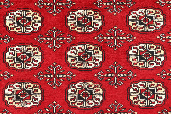 Firebrick Bokhara 6' 7 x 8' 5 - No. 59723 - ALRUG Rug Store