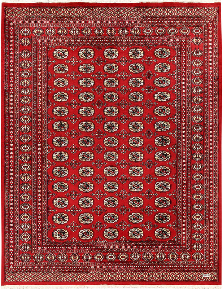 Firebrick Bokhara 6' 7 x 8' 5 - No. 59723 - ALRUG Rug Store