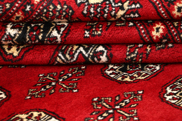 Firebrick Bokhara 6' 6 x 8' 6 - No. 59724 - ALRUG Rug Store