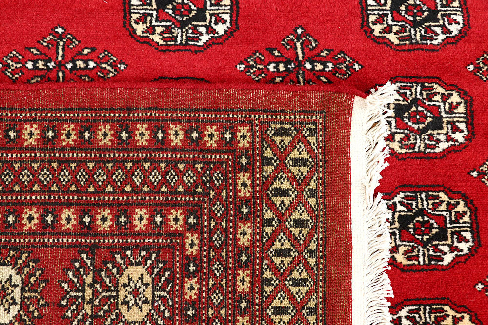 Firebrick Bokhara 6' 6 x 8' 6 - No. 59724 - ALRUG Rug Store