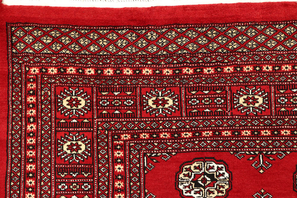 Firebrick Bokhara 6' 6 x 8' - No. 59725 - ALRUG Rug Store