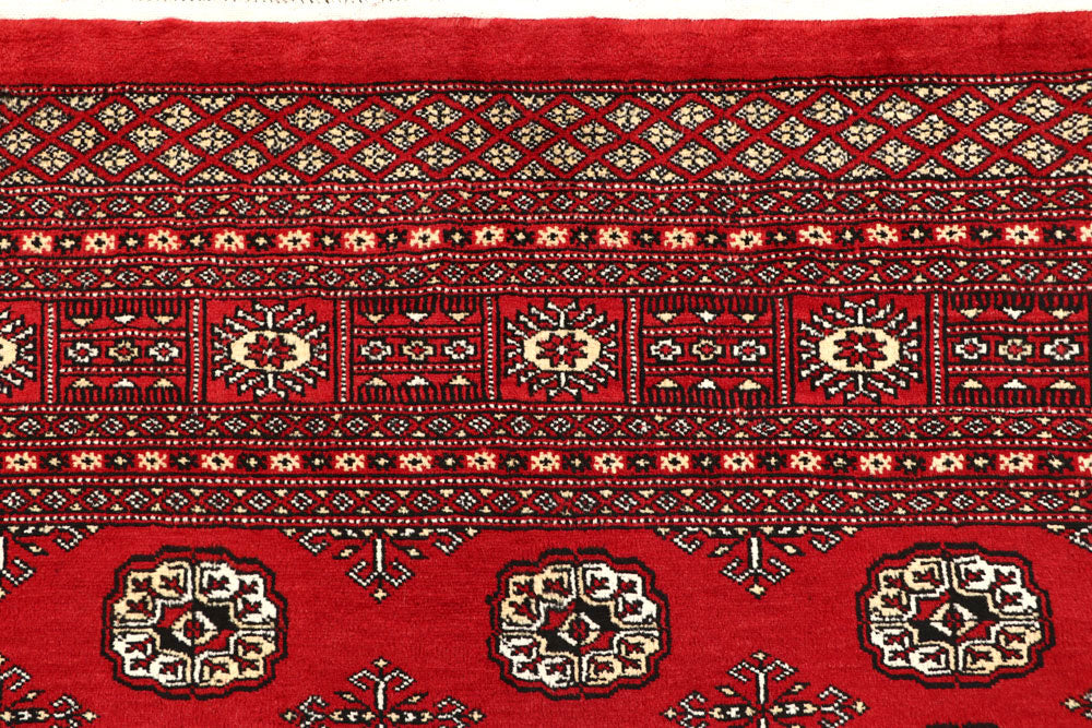 Firebrick Bokhara 6' 6 x 8' - No. 59725 - ALRUG Rug Store