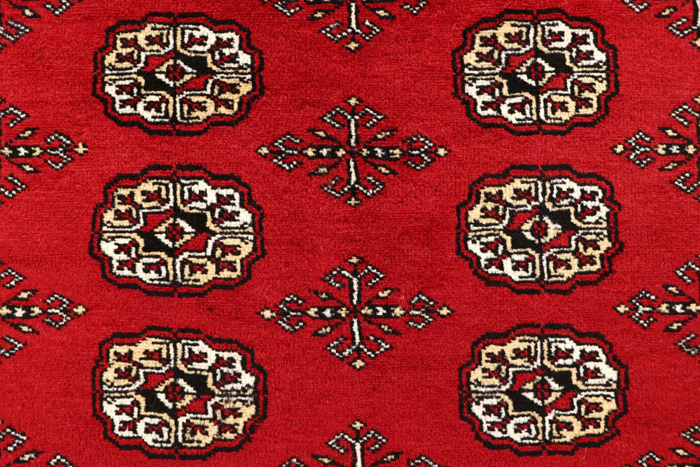 Firebrick Bokhara 6' 6 x 8' - No. 59725 - ALRUG Rug Store