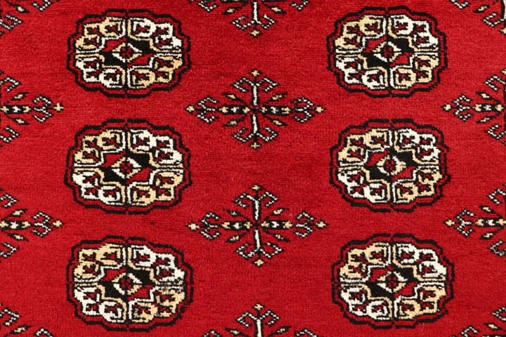 Firebrick Bokhara 6' 6 x 8' - No. 59725 - ALRUG Rug Store