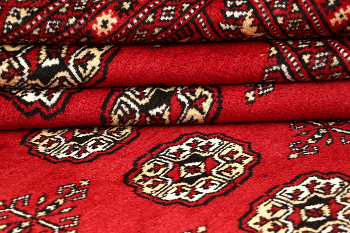 Firebrick Bokhara 6' 6 x 8' - No. 59725 - ALRUG Rug Store