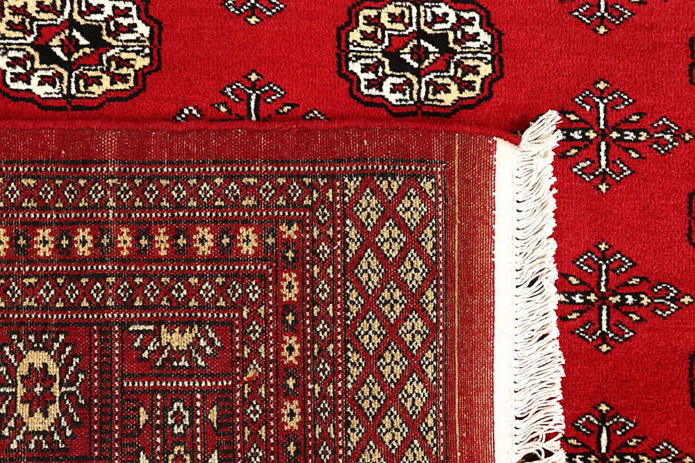 Firebrick Bokhara 6' 6 x 8' - No. 59725 - ALRUG Rug Store